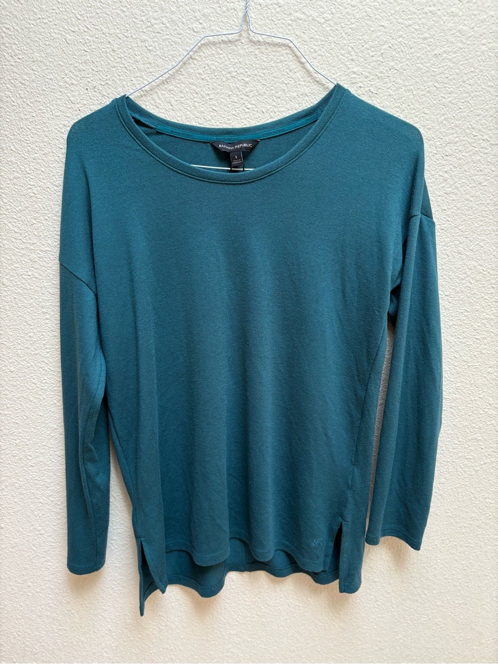 Banana Republic Deep Teal Long Sleeve Pullover